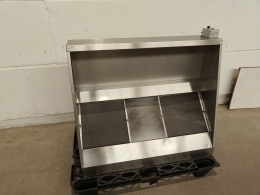 Hotte aspirante inox  - 110x95 cm